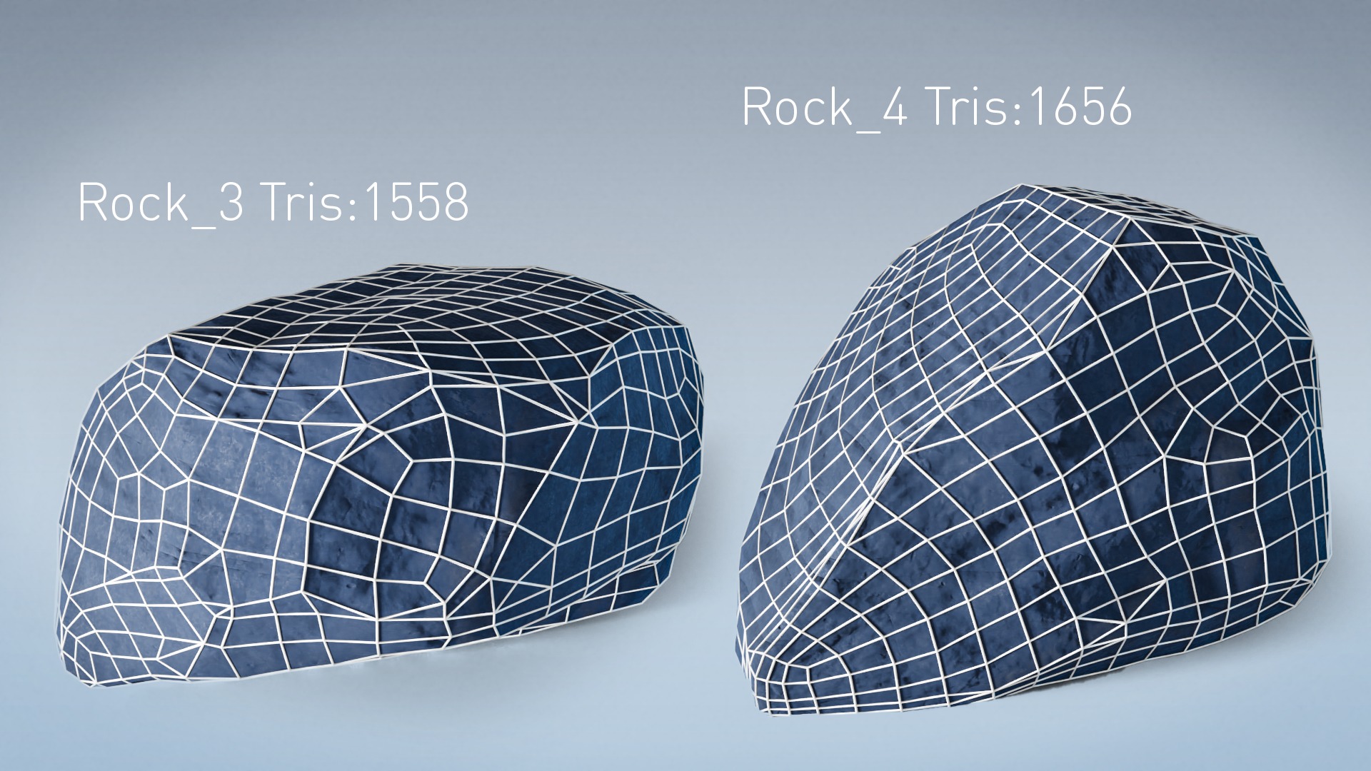 Stylized Rock Desert collection 15 Low-poly 3D model - V2 Low-poly 3D model_17