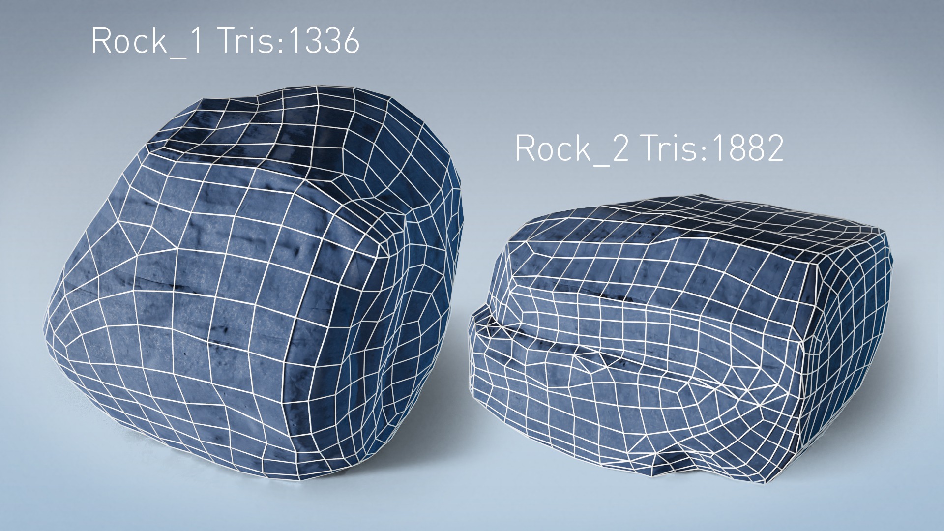 Stylized Rock Desert collection 15 Low-poly 3D model - V2 Low-poly 3D model_16