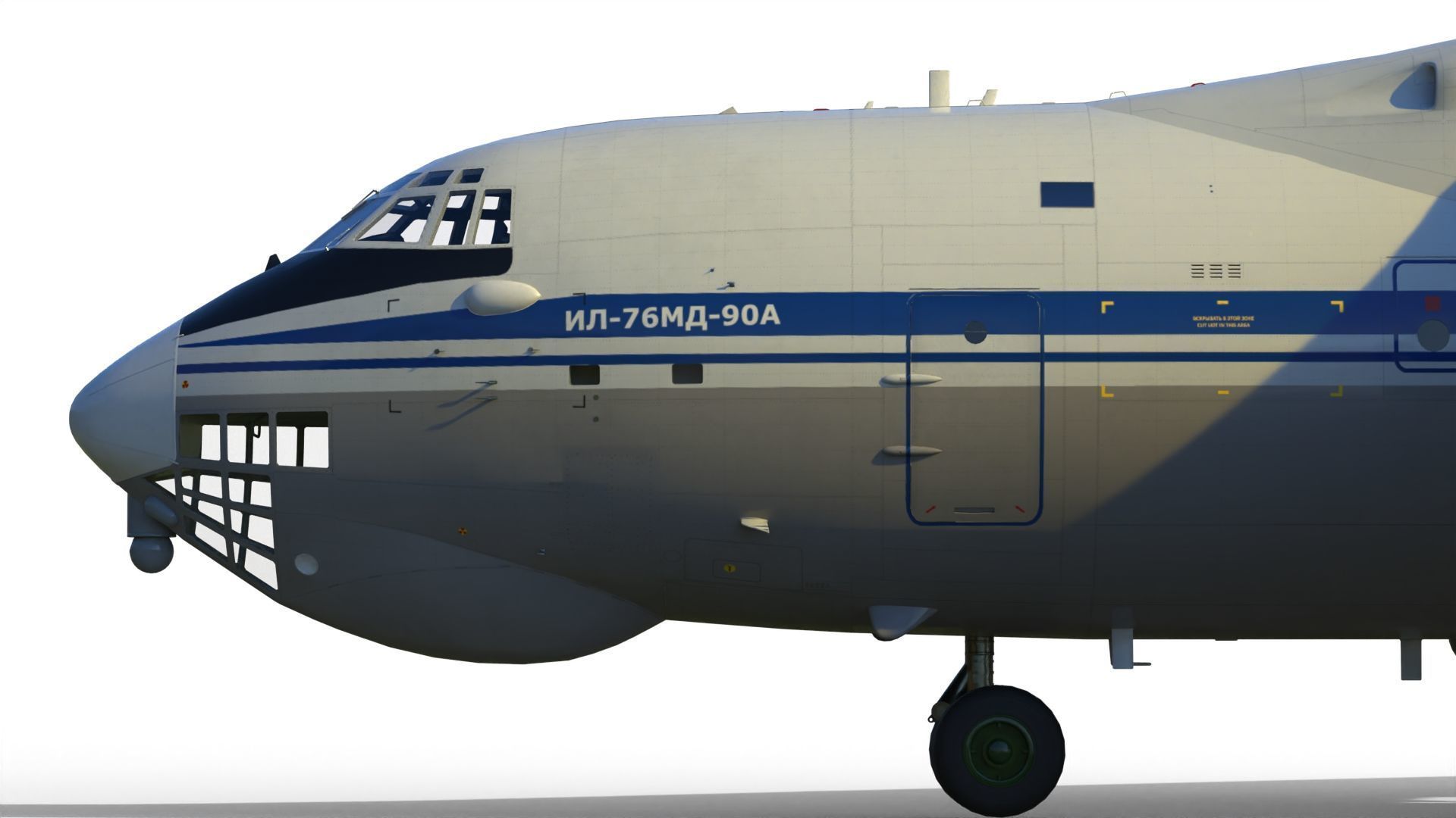 Il-76 MD-90A Airlifter 3D model_14
