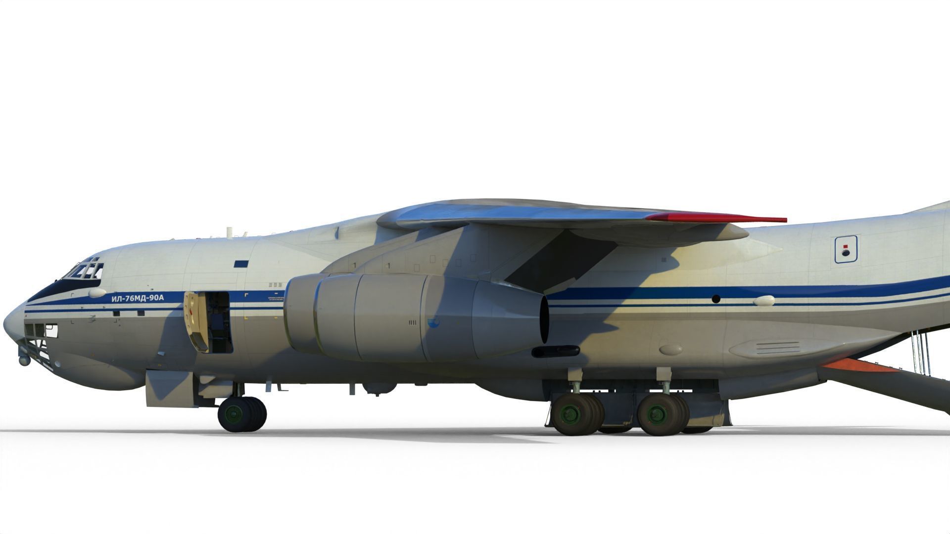 Il-76 MD-90A Airlifter 3D model_9