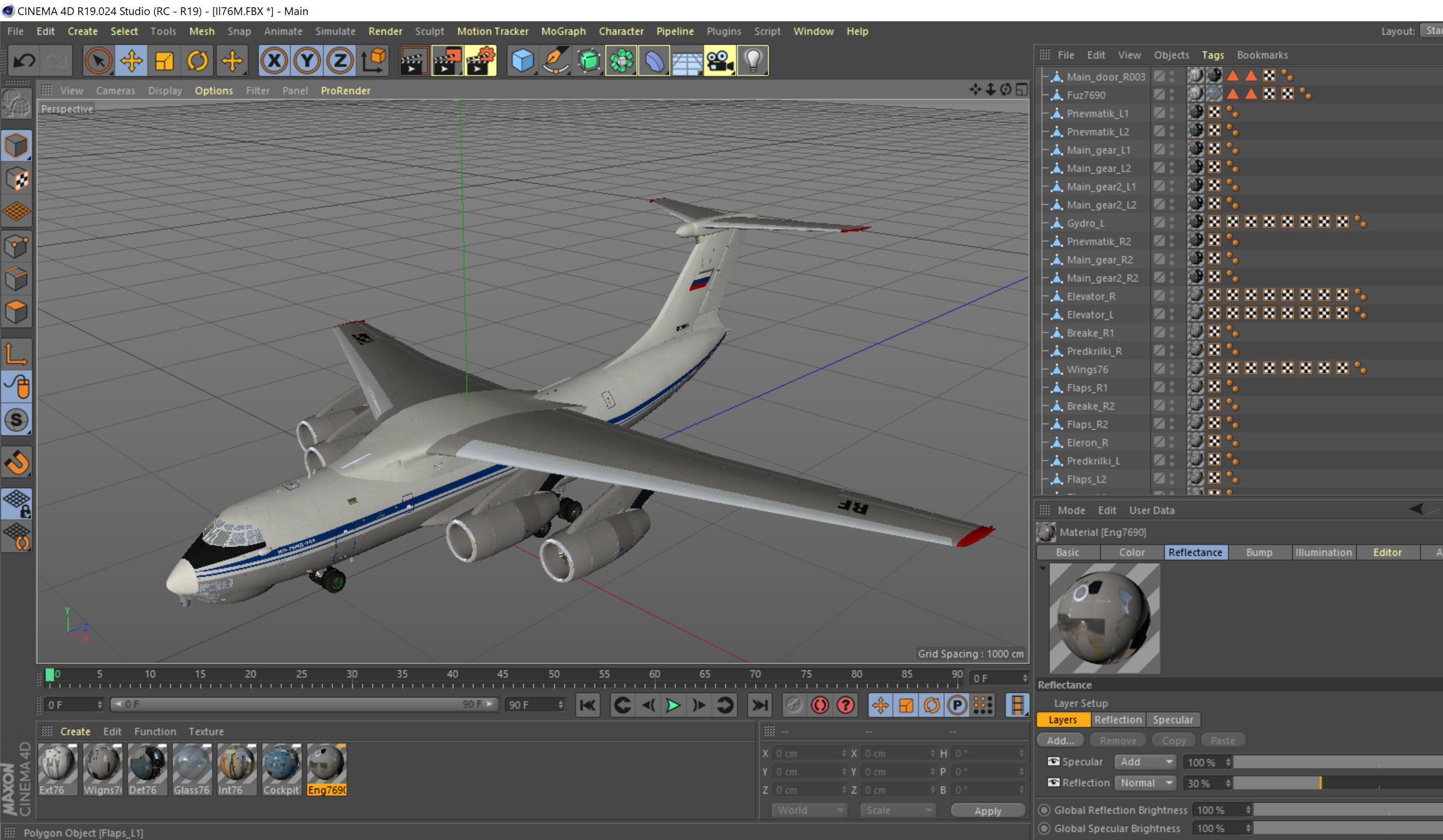 Il-76 MD-90A Airlifter 3D model_19