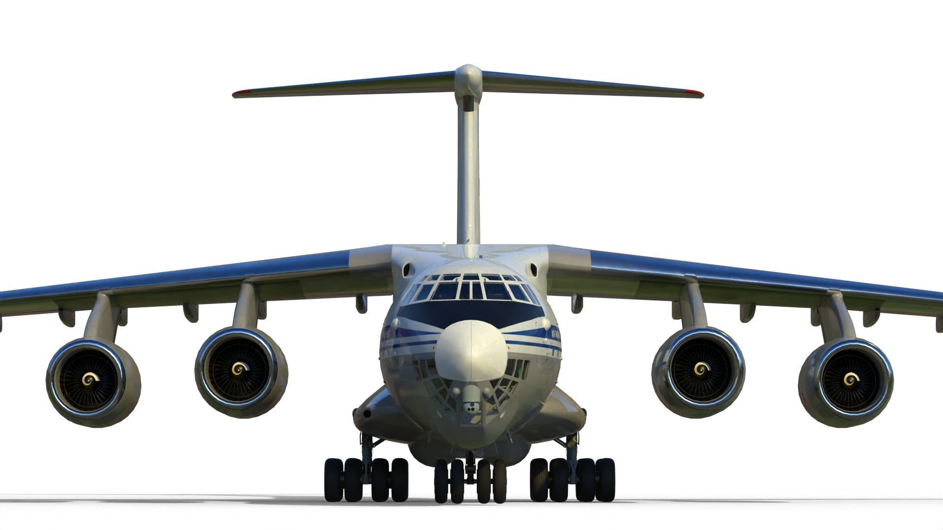 Il-76 MD-90A Airlifter 3D model_11