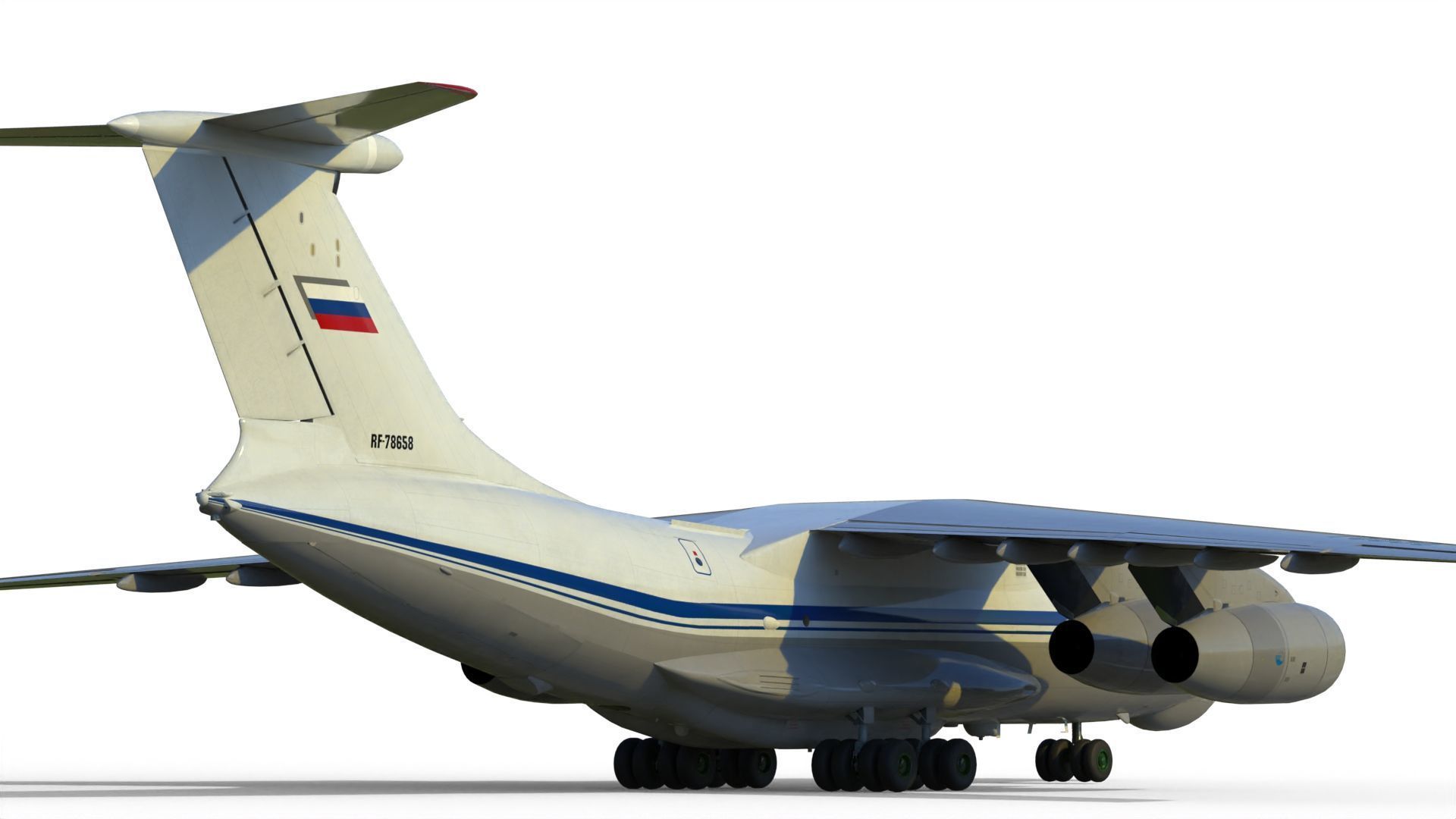 Il-76 MD-90A Airlifter 3D model_10