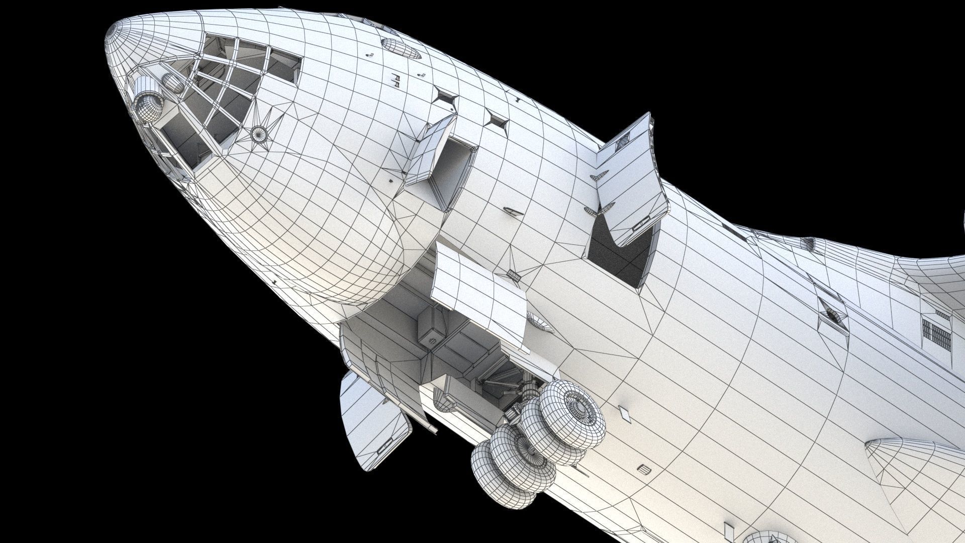 Il-76 MD-90A Airlifter 3D model_26