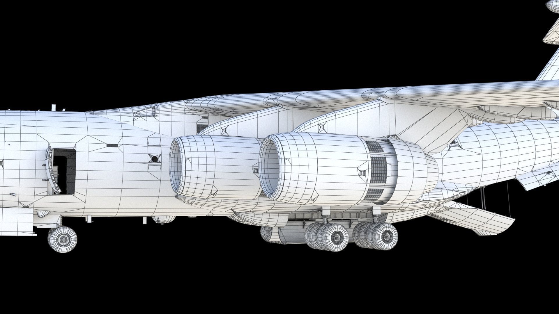 Il-76 MD-90A Airlifter 3D model_25