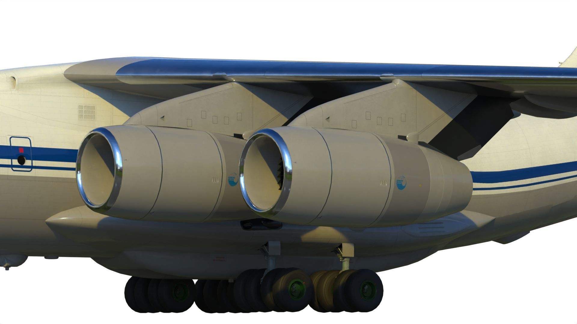 Il-76 MD-90A Airlifter 3D model_15