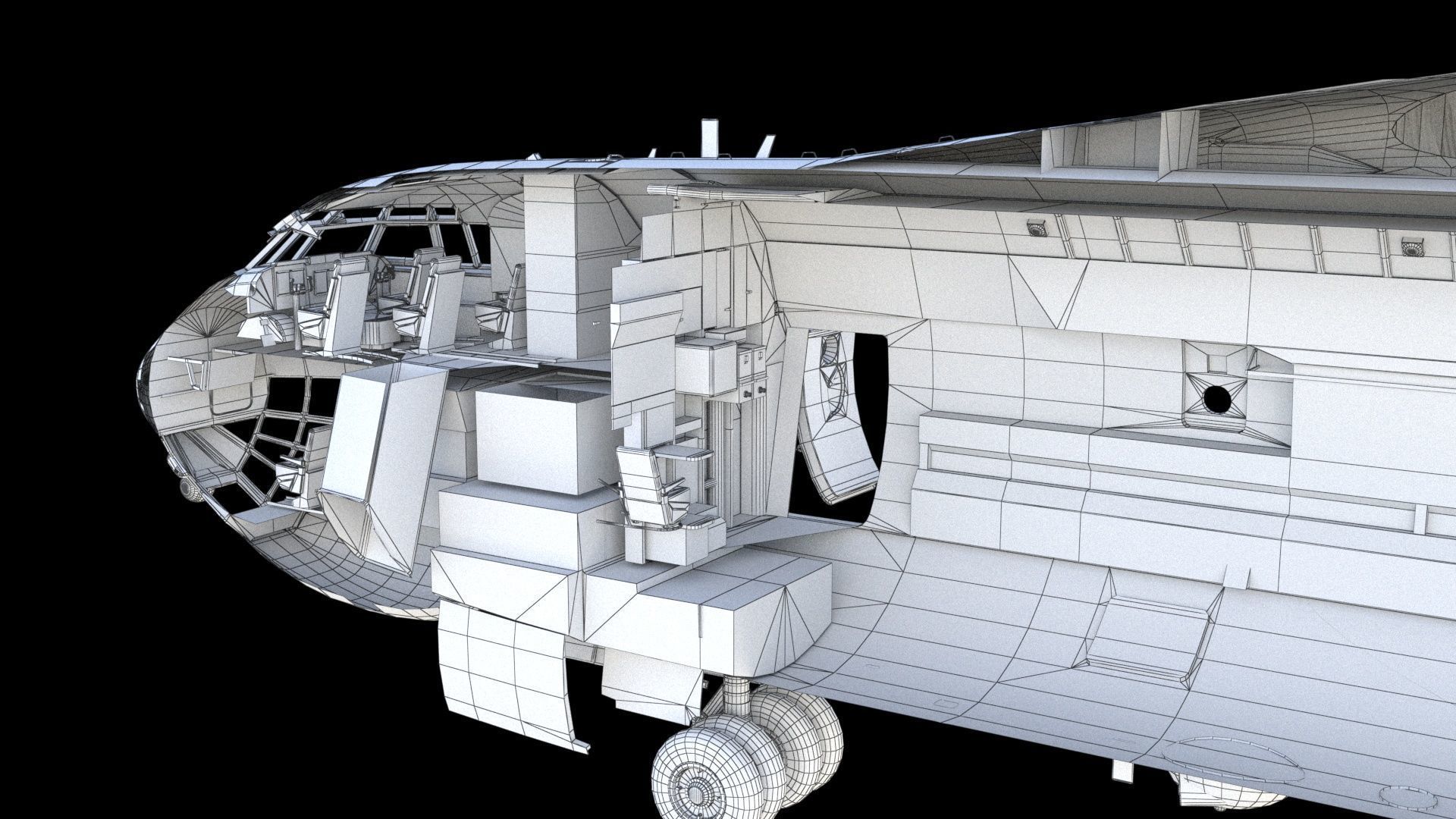 Il-76 MD-90A Airlifter 3D model_28
