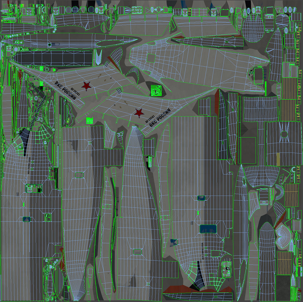 Il-76 MD-90A Airlifter 3D model_21