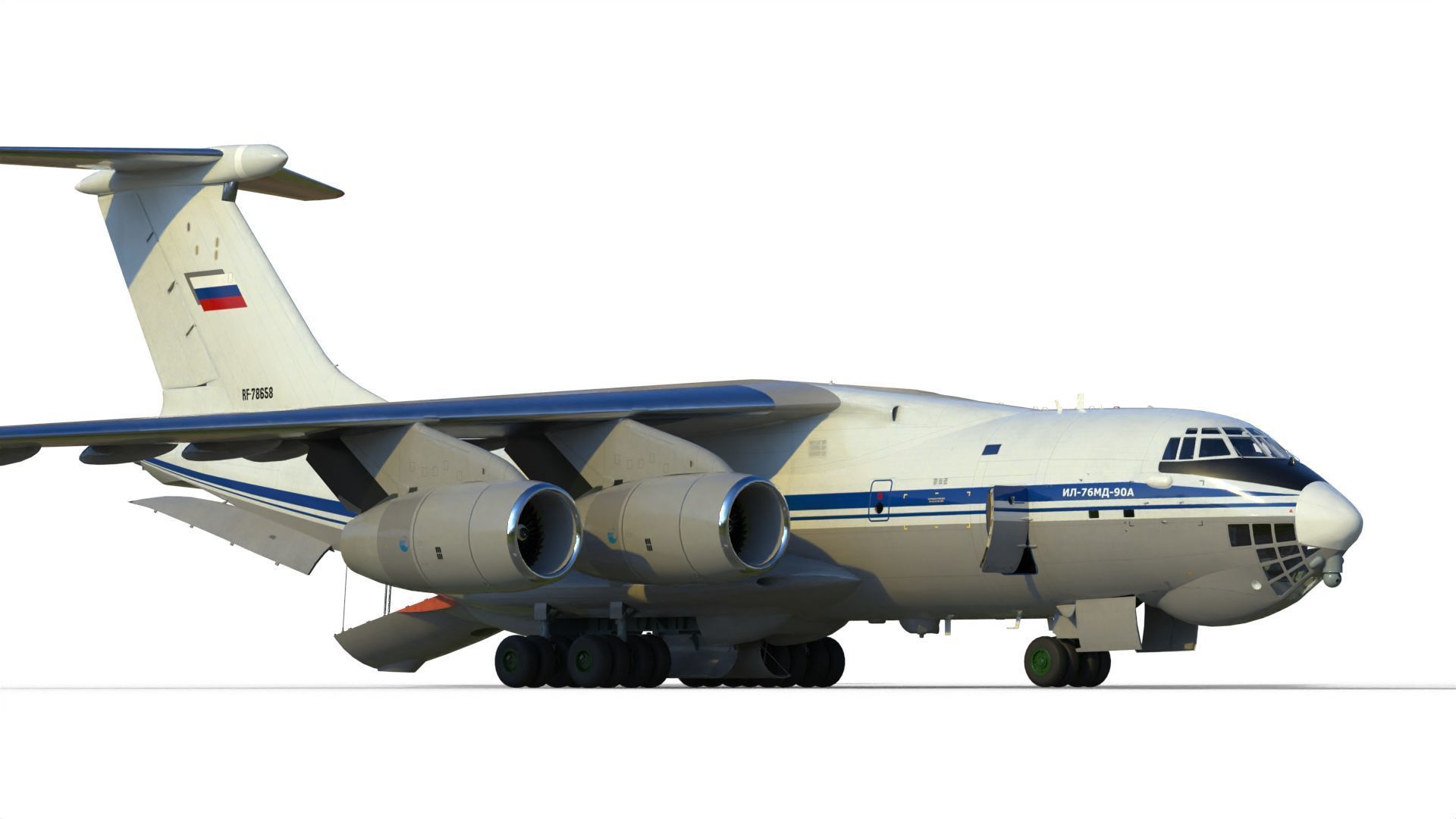 Il-76 MD-90A Airlifter 3D model_7