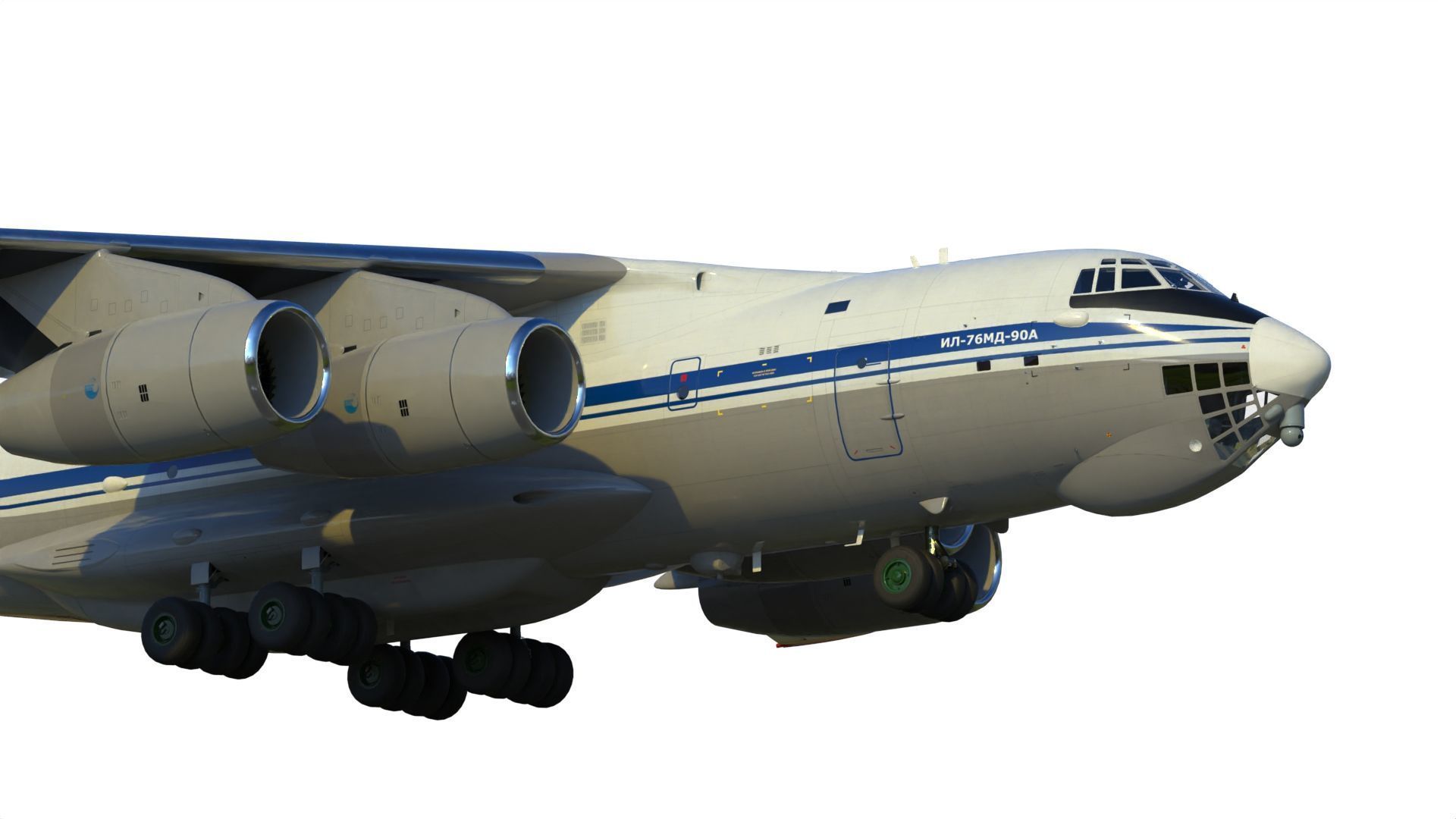 Il-76 MD-90A Airlifter 3D model_2