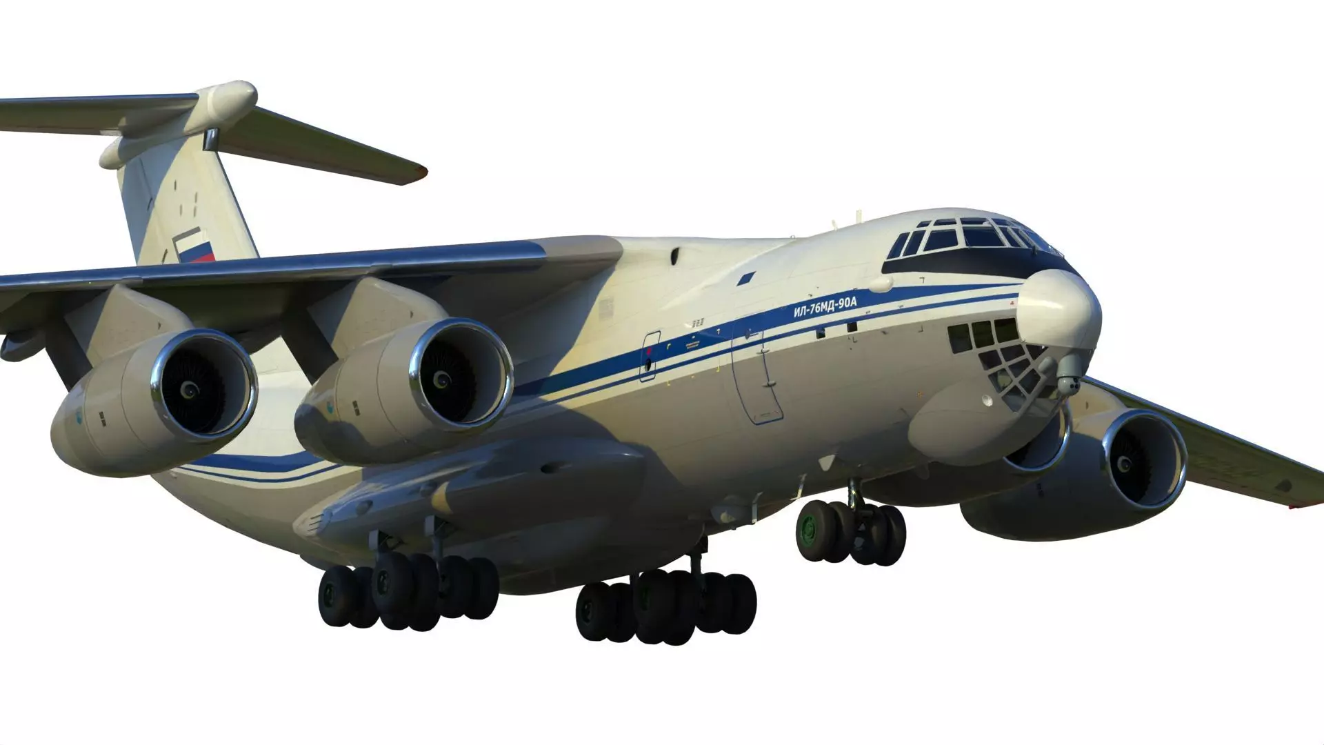 Il-76 MD-90A Airlifter 3D model_0