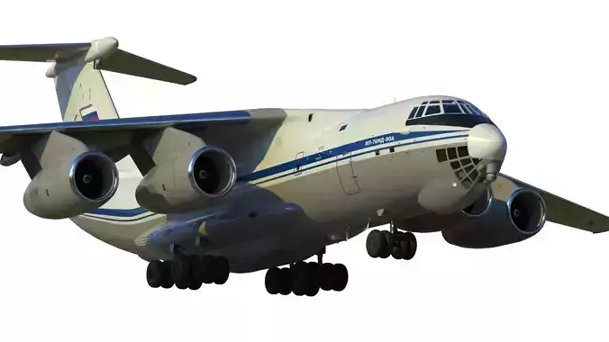 Il-76 MD-90A Airlifter 3D model