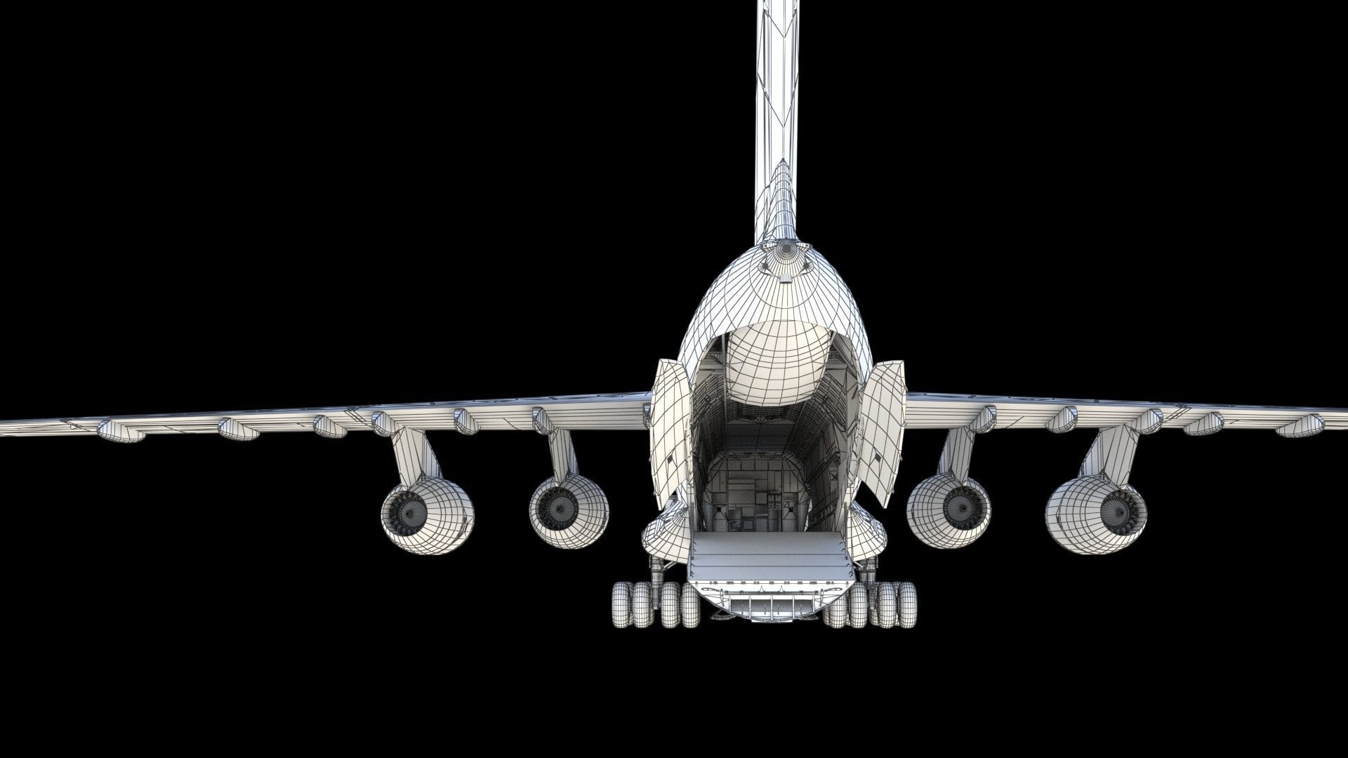 Il-76 MD-90A Airlifter 3D model_24