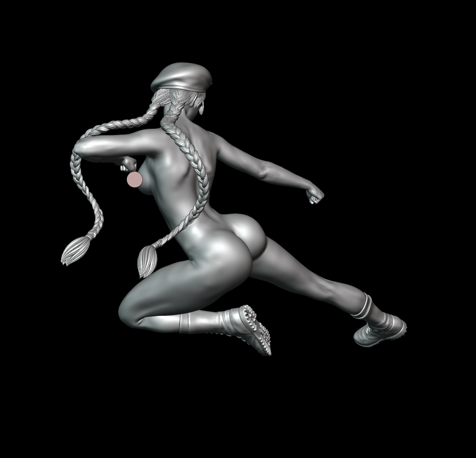 Chun-Li VS Cammy - Street Fighter - Diorama 3D print model_17