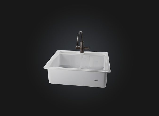sink model model Low-poly 3D model