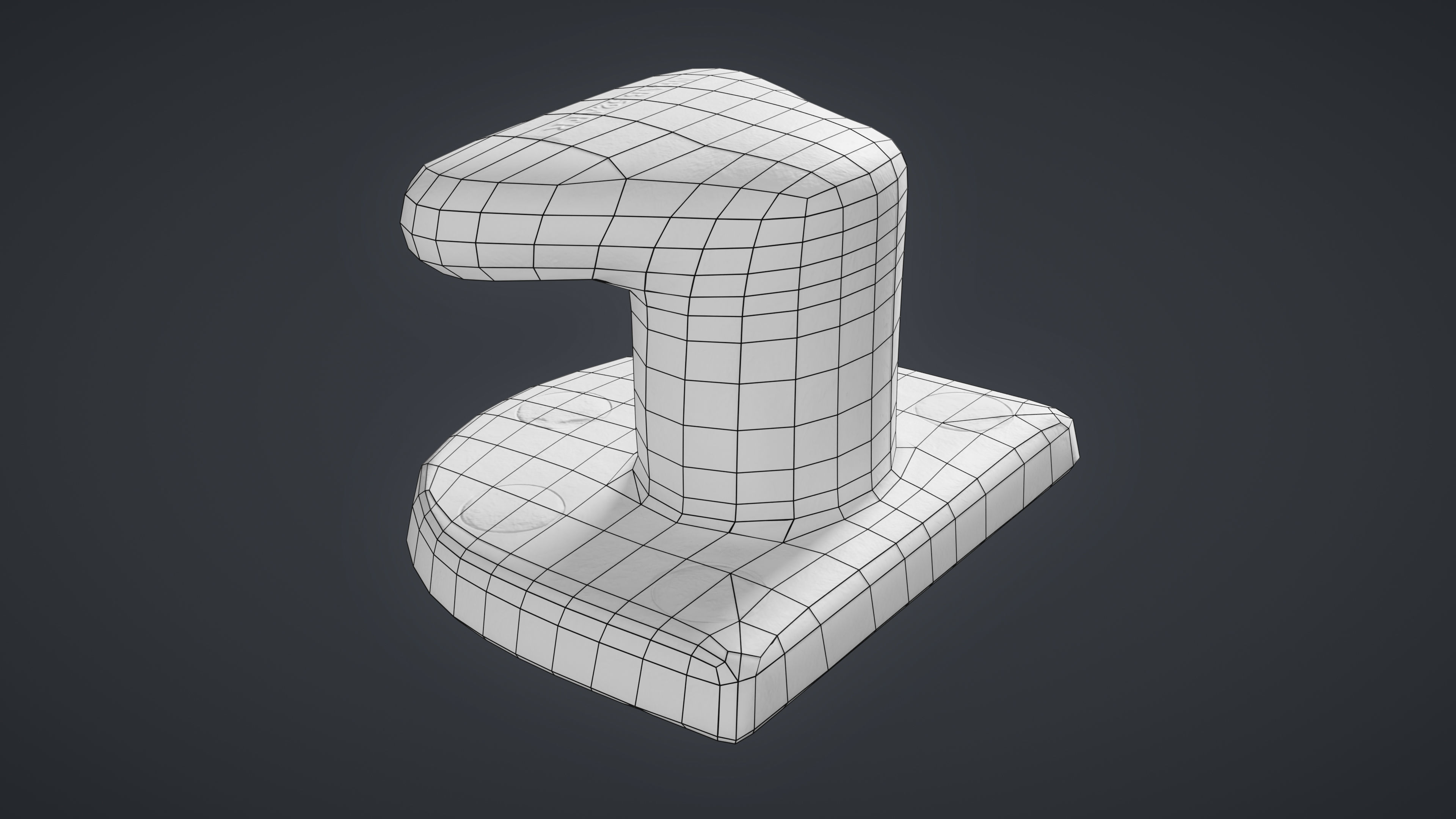Mooring Bollard Game Ready Low-poly 3D Model Low-poly 3D model_5