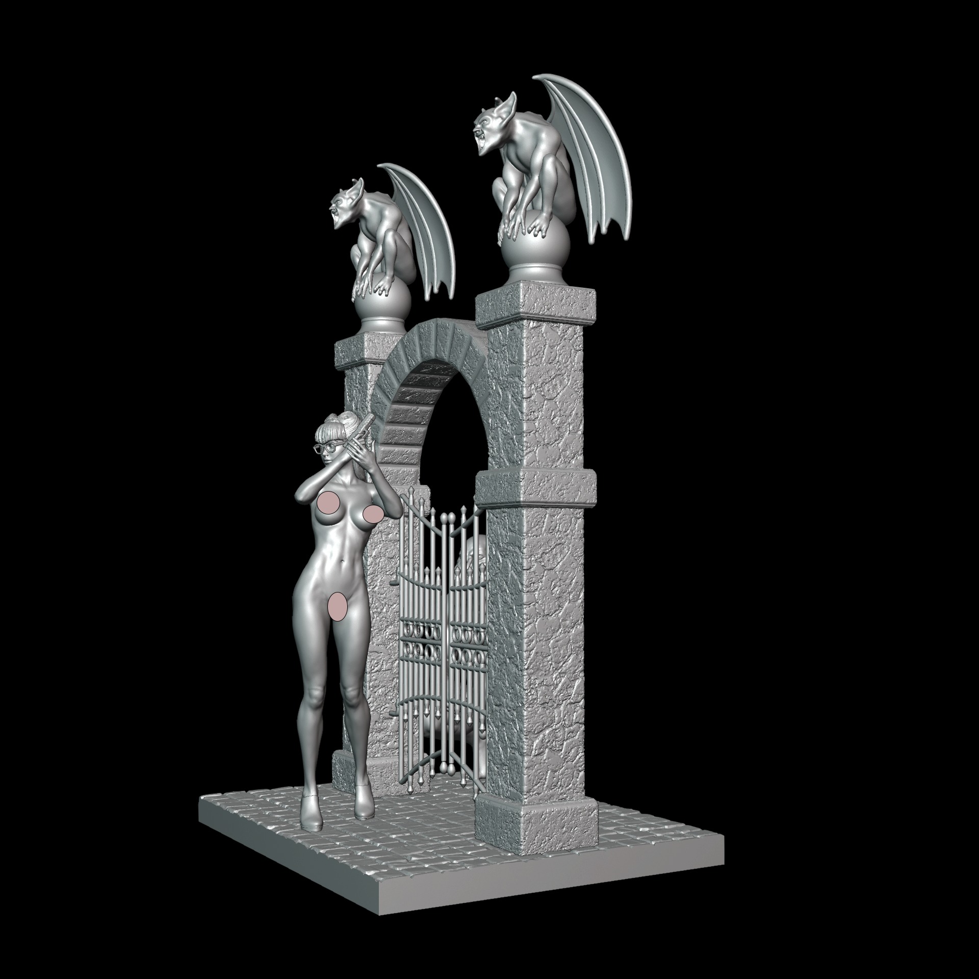 Call of Cthulhu diorama 3D print model_14