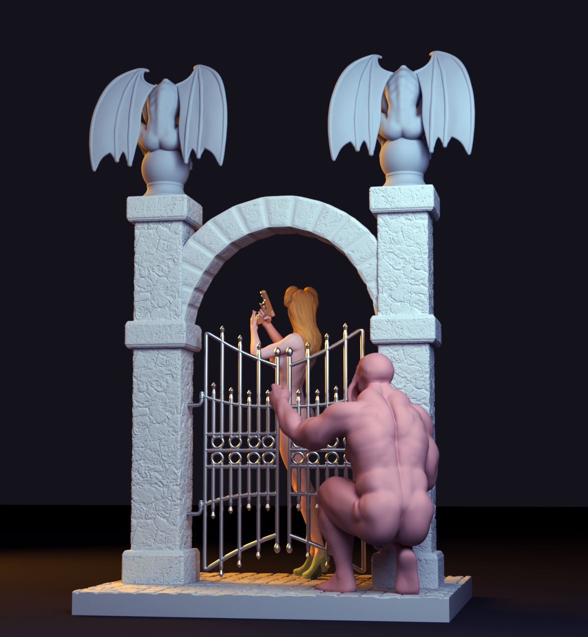 Call of Cthulhu diorama 3D print model_5