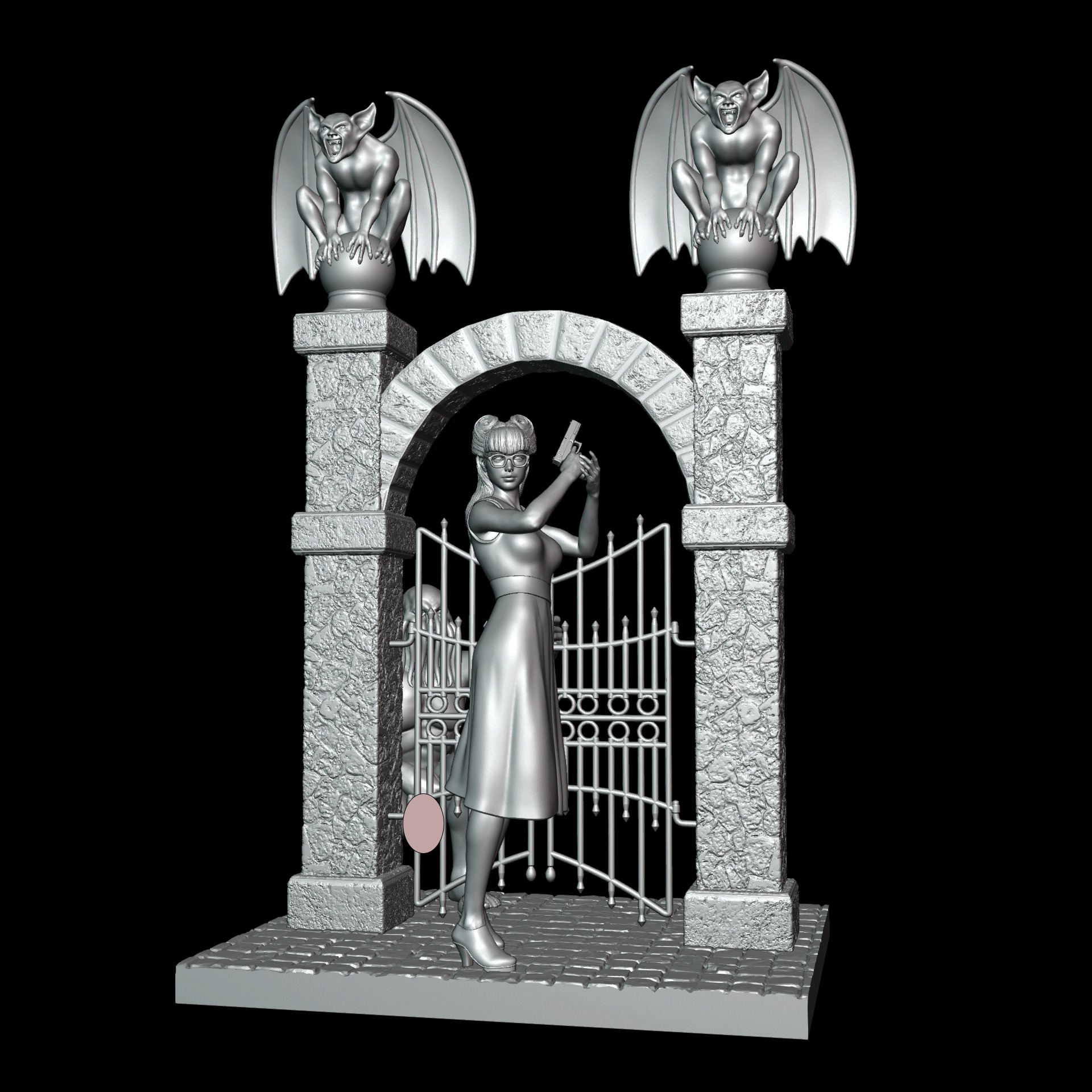 Call of Cthulhu diorama 3D print model_11