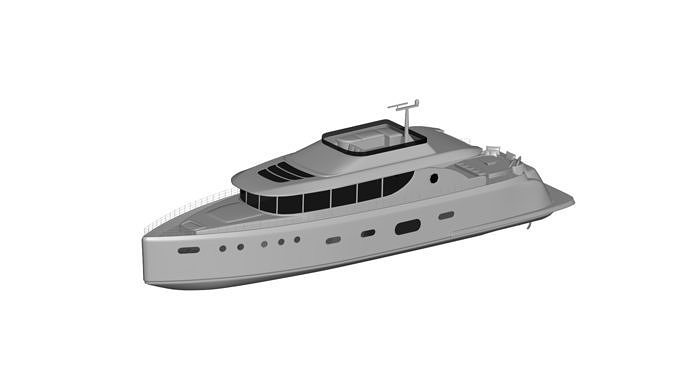 yacht 3D model