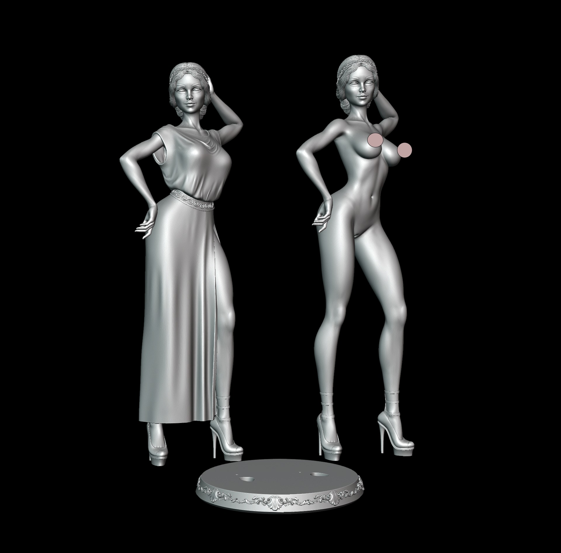 Terpsichore Muse 3D print model_7