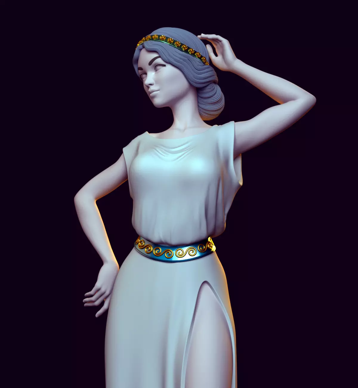 Terpsichore Muse 3D print model_0