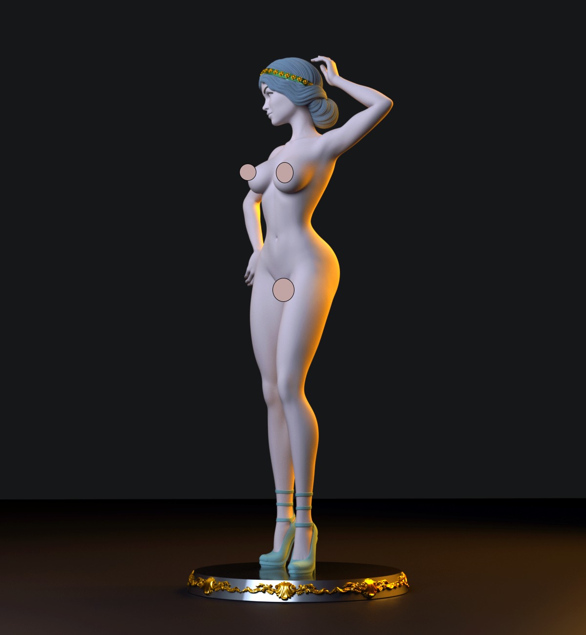 Terpsichore Muse 3D print model_4