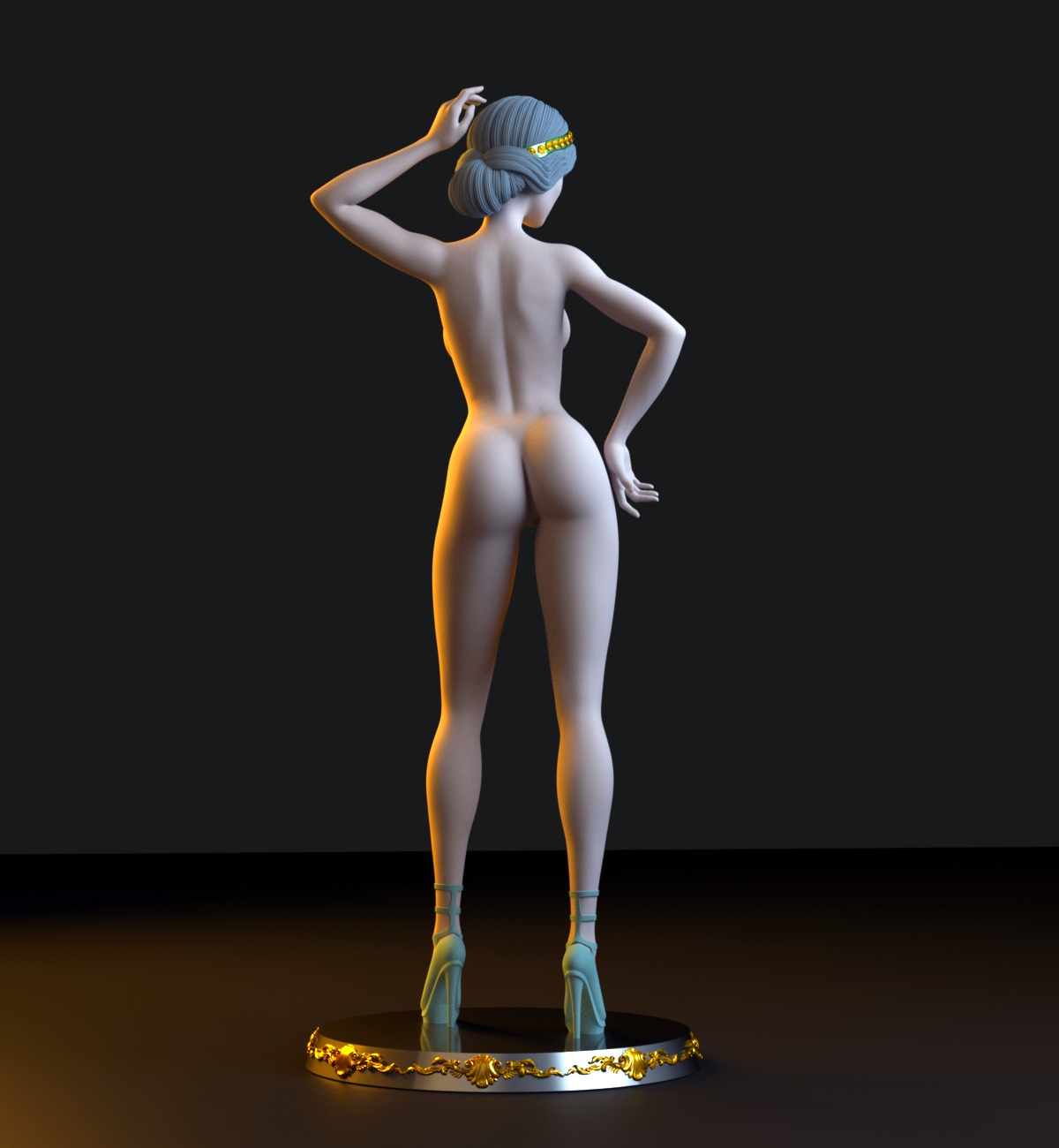 Terpsichore Muse 3D print model_3