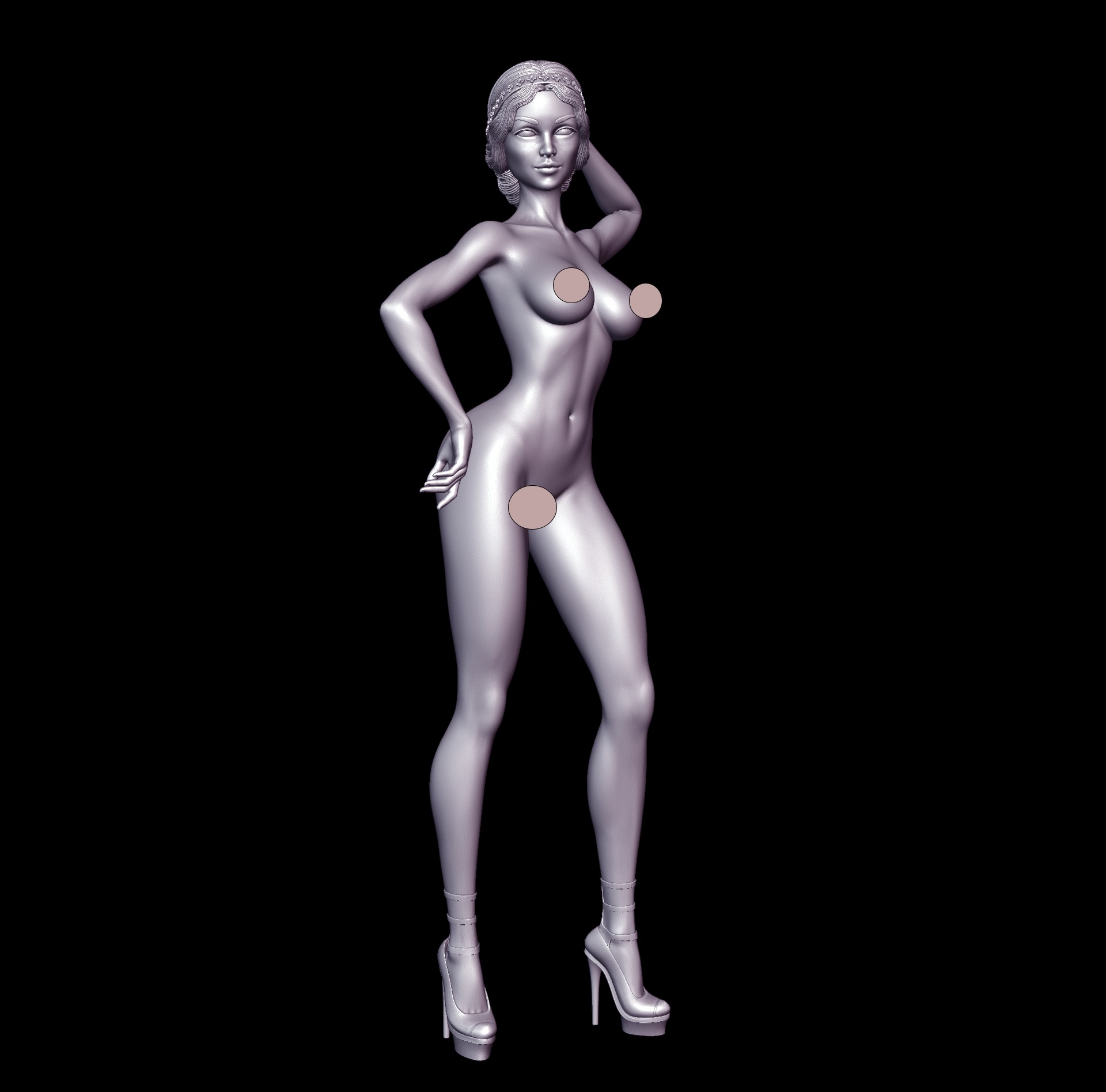 Terpsichore Muse 3D print model_8