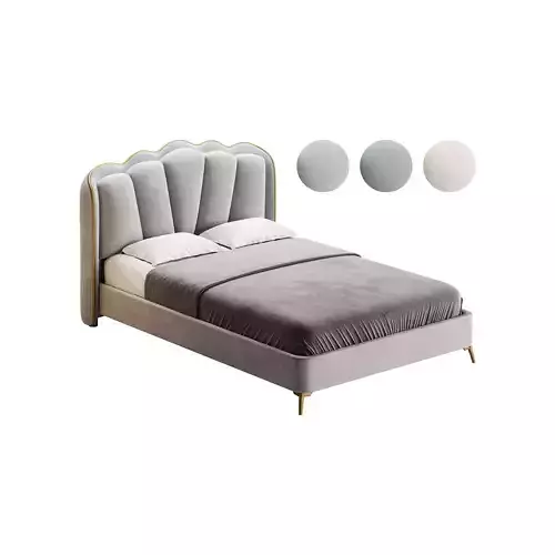 Living Room Use Sponge Padded Platform Bed
