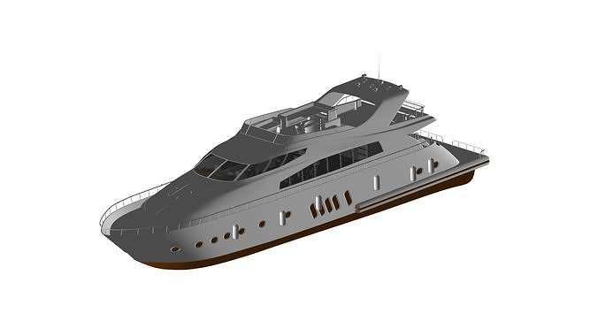 yacht  3D model