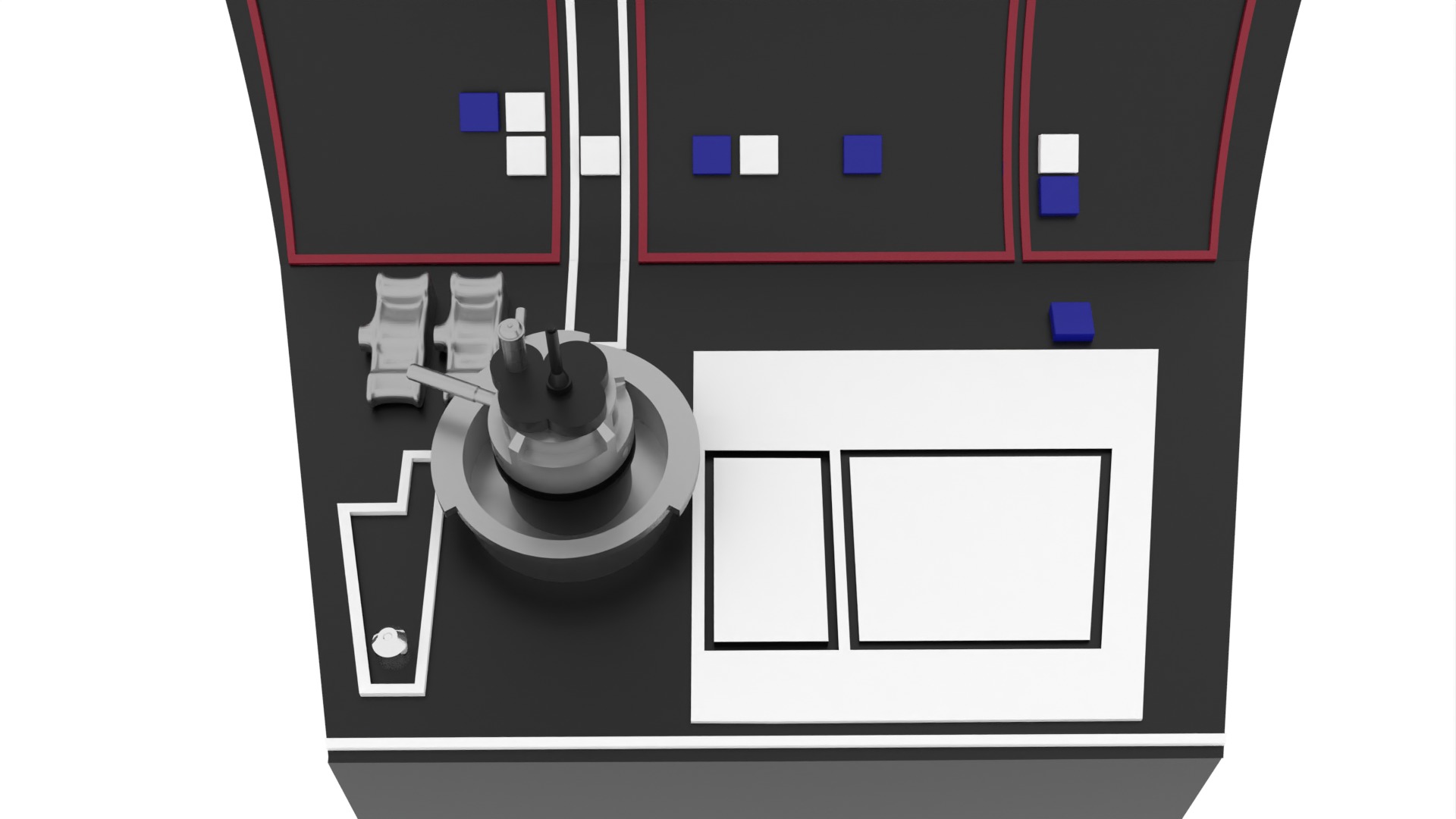Set 3a - Control Panels Wall 1-6 scale Hottoys 3D print model_50