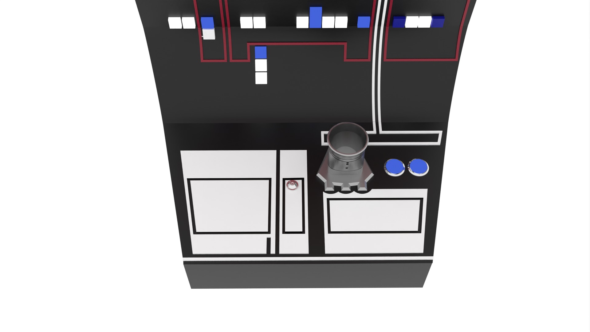 Set 3a - Control Panels Wall 1-6 scale Hottoys 3D print model_63