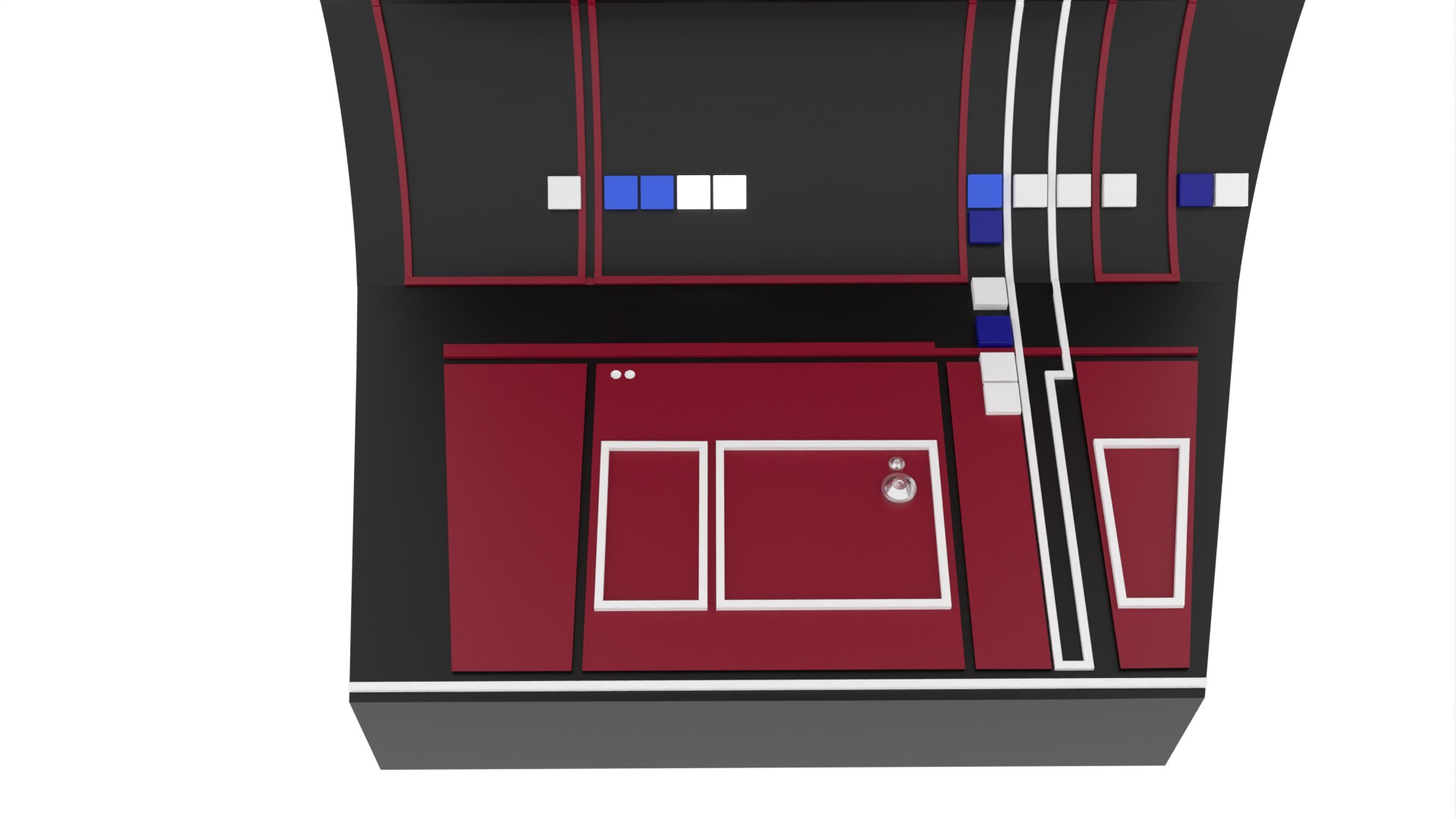 Set 3a - Control Panels Wall 1-6 scale Hottoys 3D print model_51