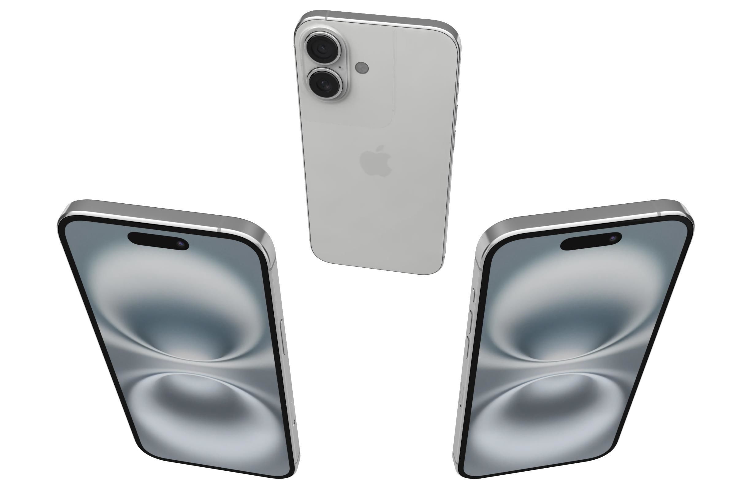 Apple iPhone 16 16 Plus 16 Pro And 16 Pro Max 3D model_8