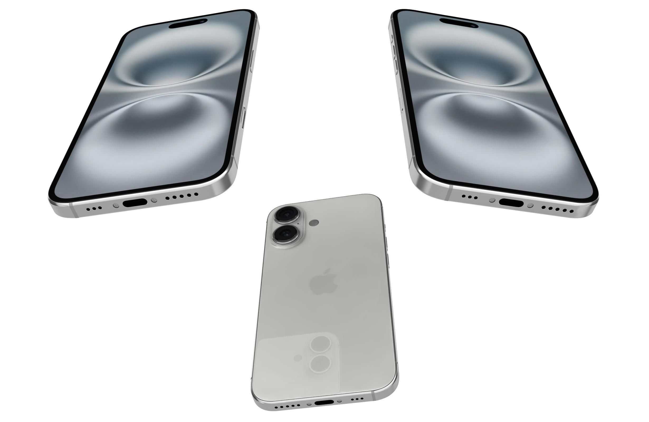 Apple iPhone 16 16 Plus 16 Pro And 16 Pro Max 3D model_5