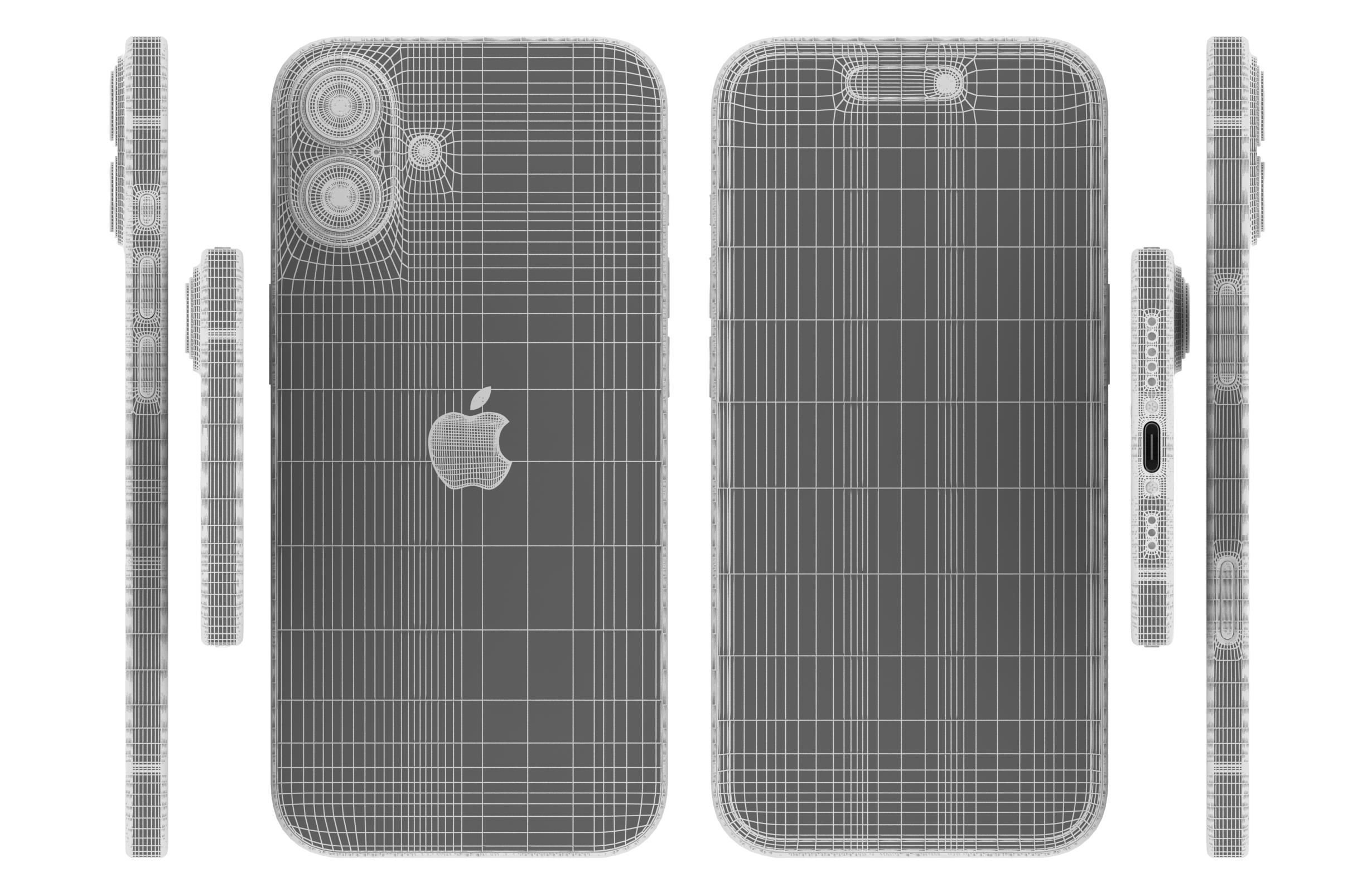 Apple iPhone 16 16 Plus 16 Pro And 16 Pro Max 3D model_86