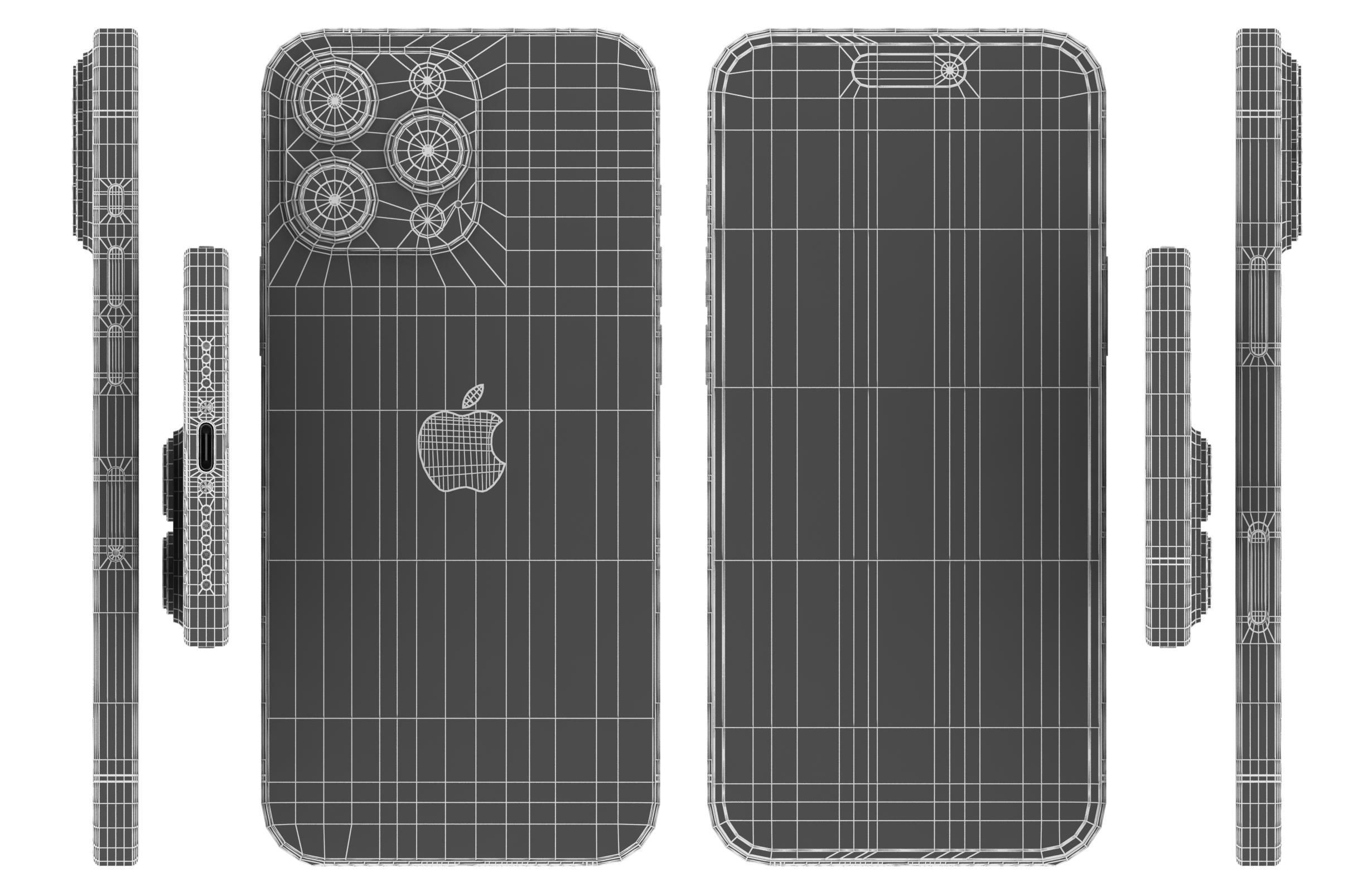 Apple iPhone 16 16 Plus 16 Pro And 16 Pro Max 3D model_128