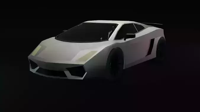 Low Poly Gameready sport car