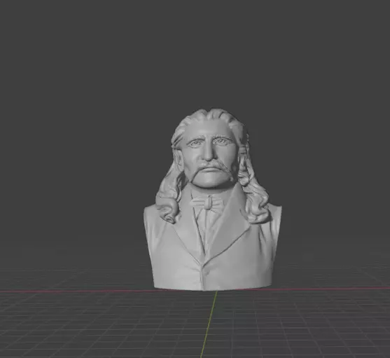 Wild Bill Hickok 3D print model