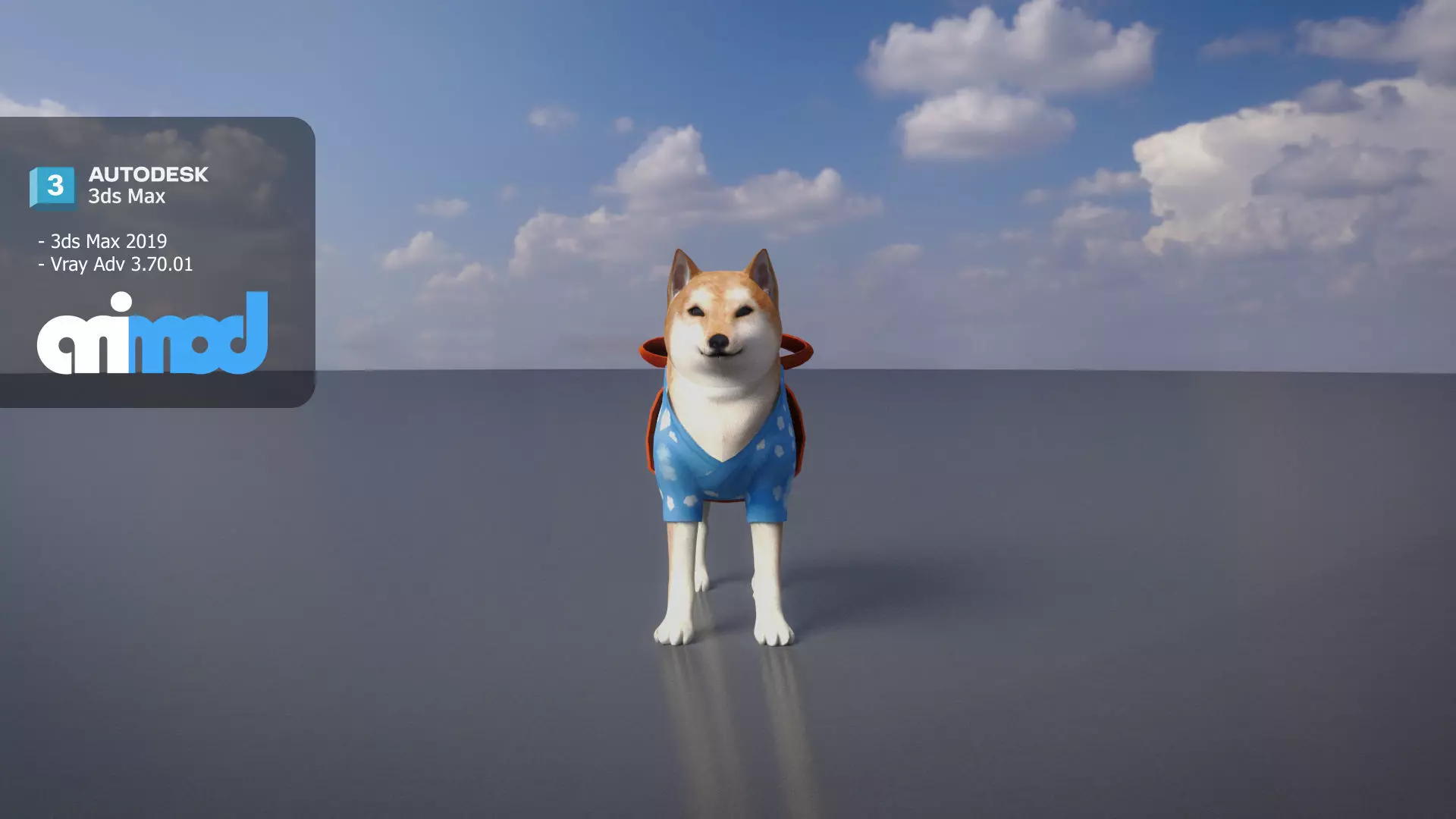 Shiba Inu 3D model