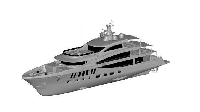 Yacht 3D model