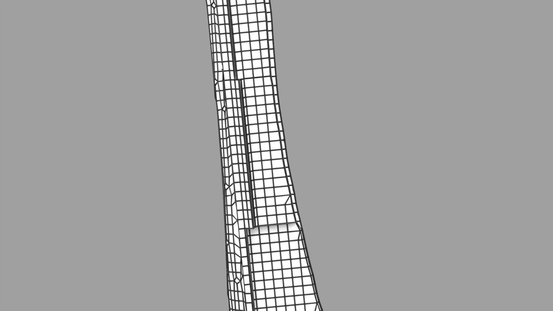 Osteoporosis and its stages Low-poly 3D model_48