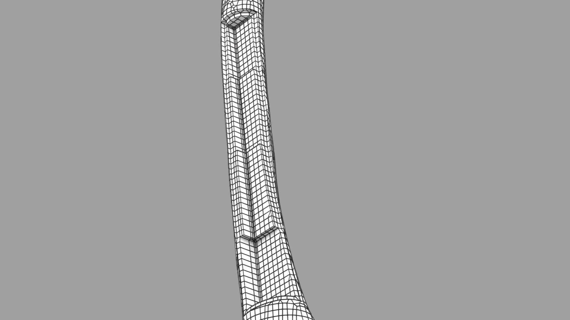 Osteoporosis and its stages Low-poly 3D model_56