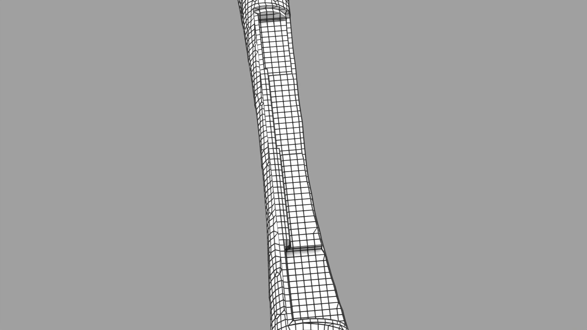 Osteoporosis and its stages Low-poly 3D model_62