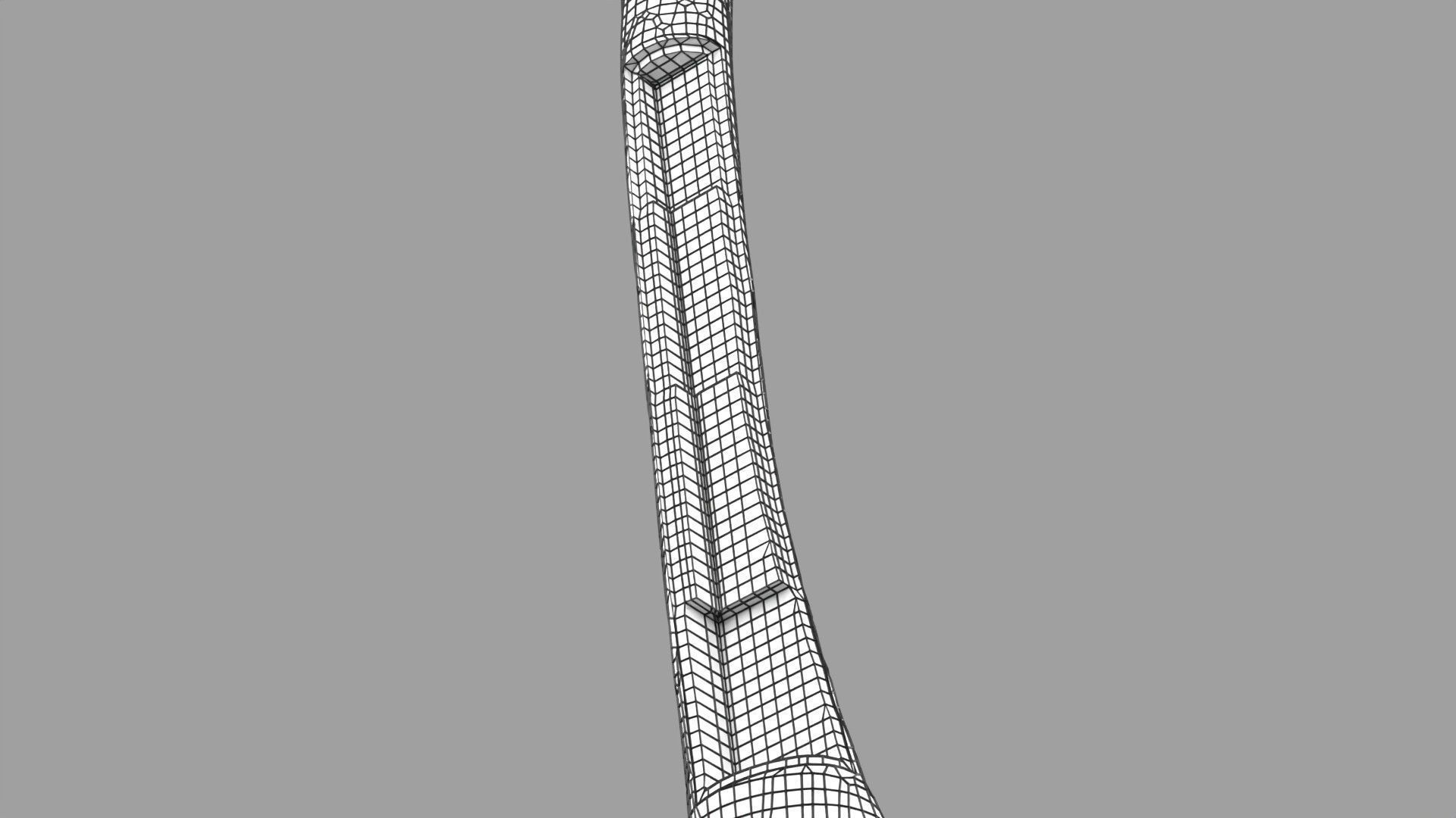 Osteoporosis and its stages Low-poly 3D model_57