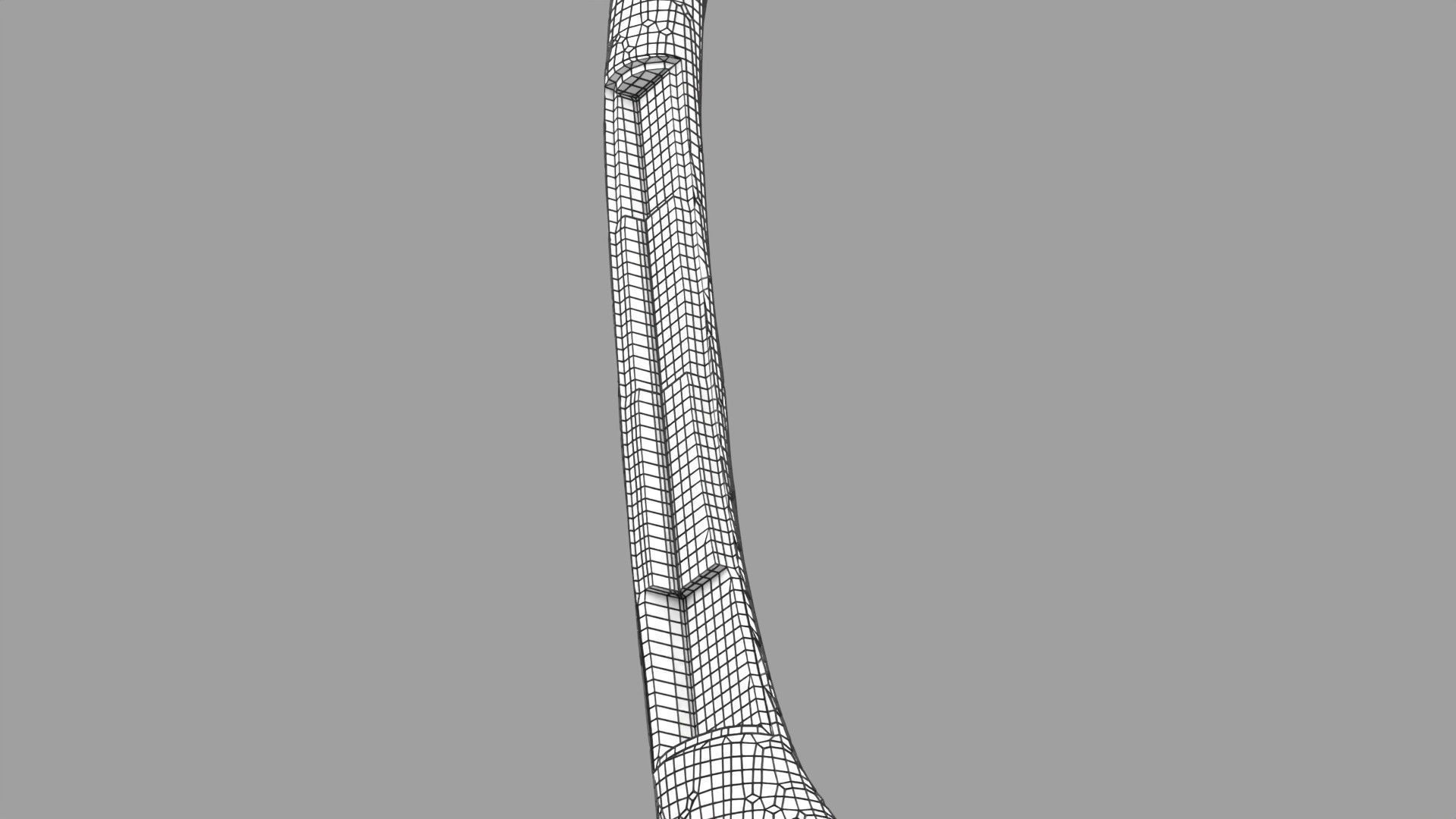 Osteoporosis and its stages Low-poly 3D model_55