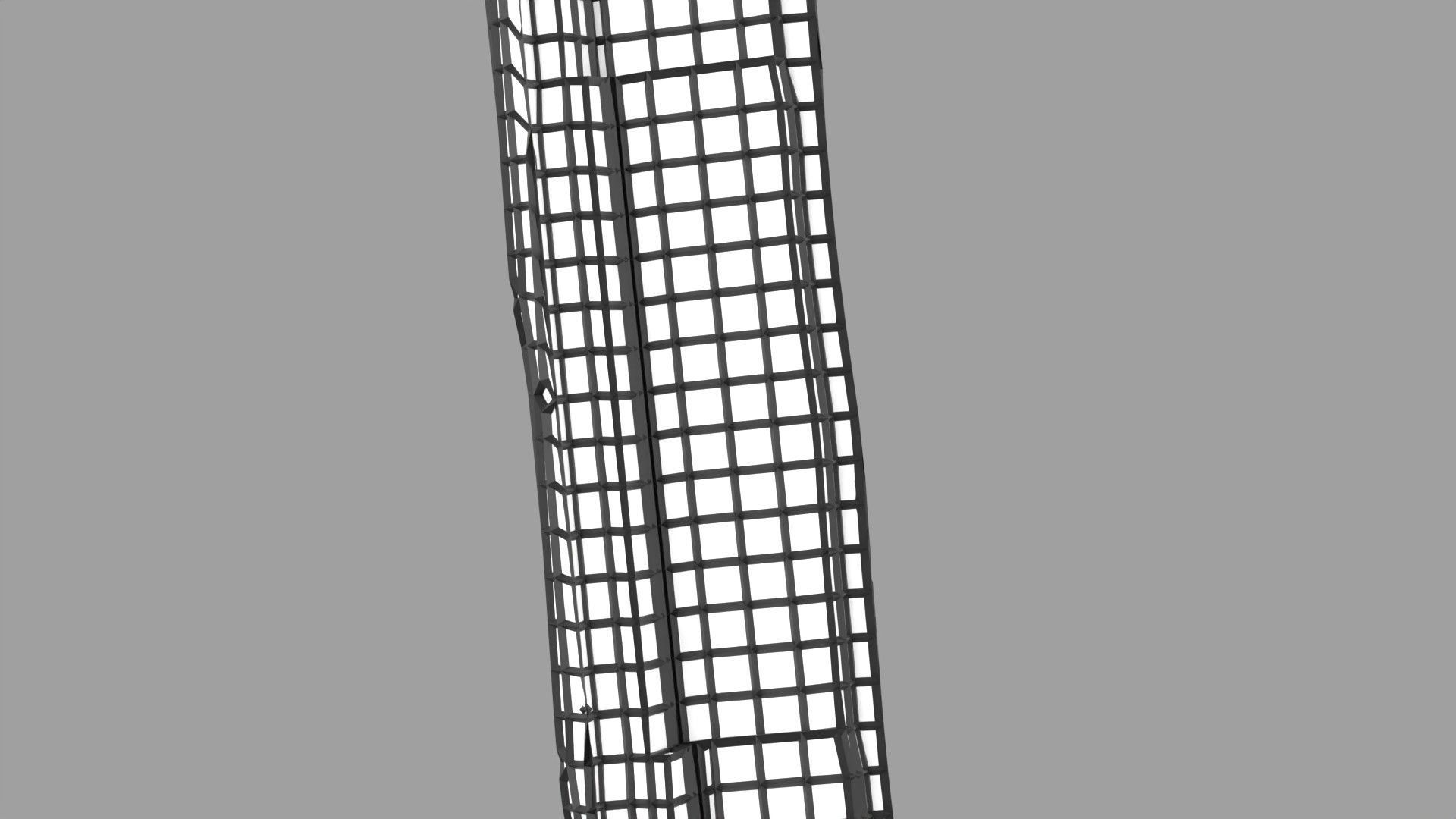 Osteoporosis and its stages Low-poly 3D model_40