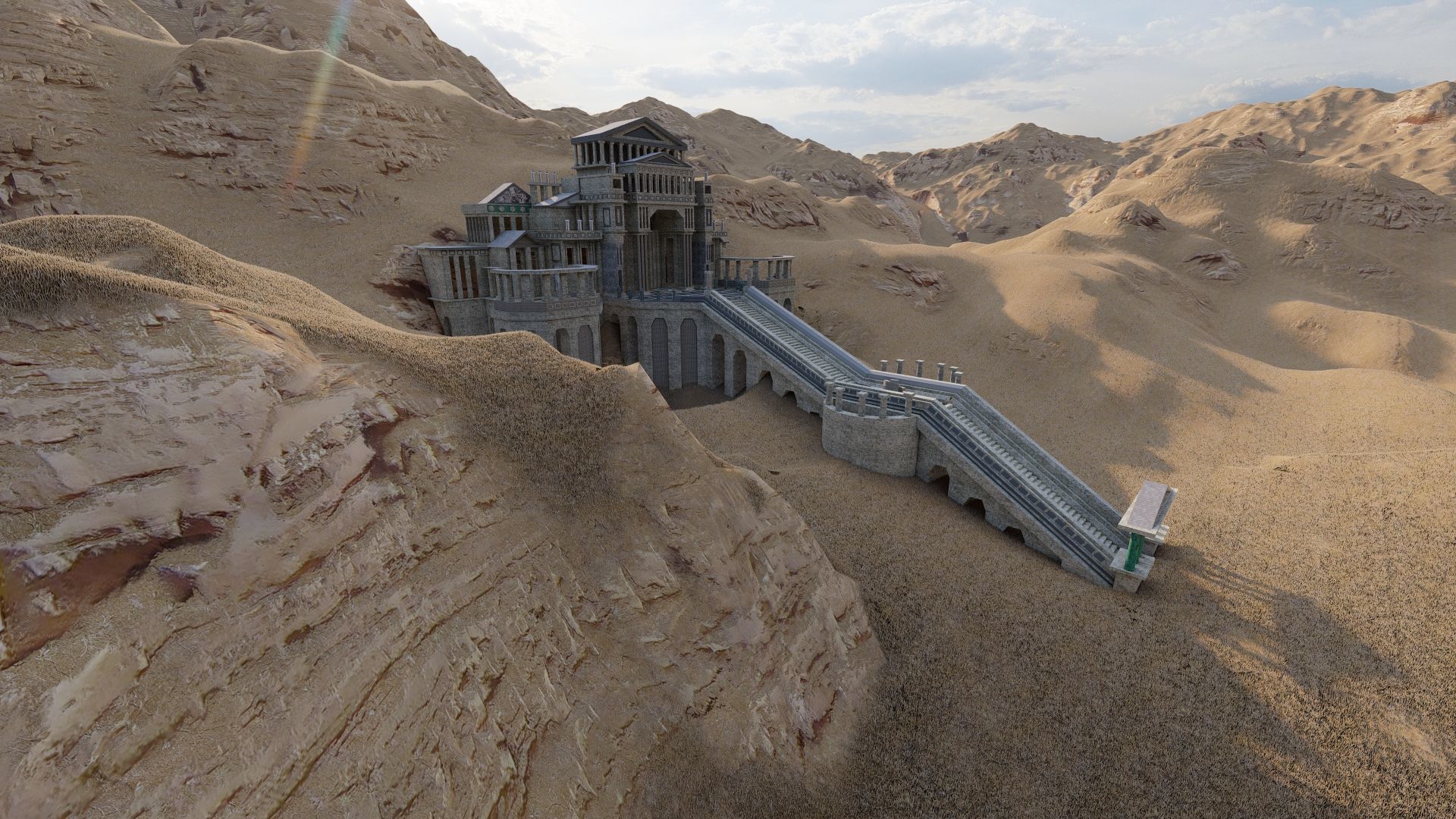 Parthenon-Historical Greek Temple 3D model_18