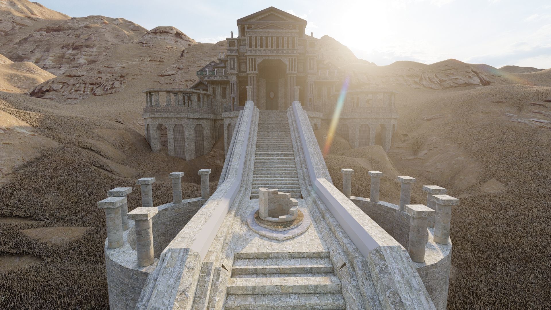 Parthenon-Historical Greek Temple 3D model_2